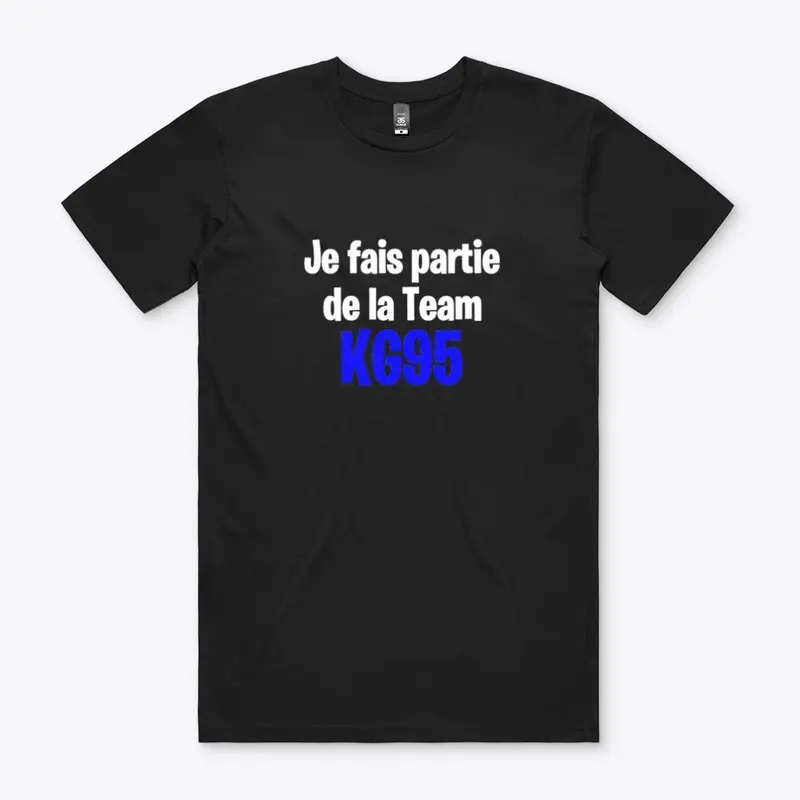 T-shirt adulte pour homme - "Team KG95"